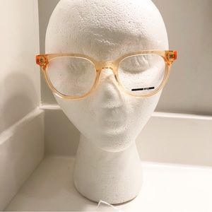 McQ Alexander McQueen Women's Fluorescent Orange Glasses